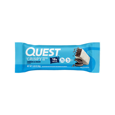 QUEST COOKIES & CREAM CRISPY HERO PROTEIN BAR (60g)