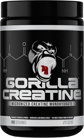 Gorilla Creatine — Micronized Creatine Monohydrate (100 Servings)