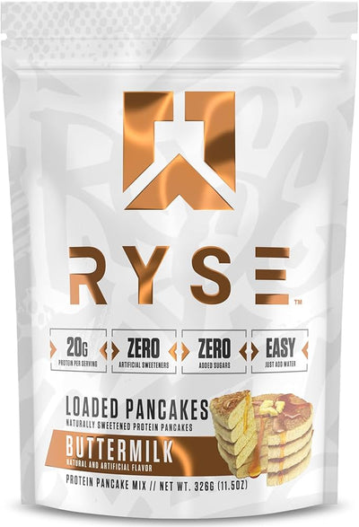 RYSE Loaded Pancakes - Naturally Sweetened Protein Pancake Mix
