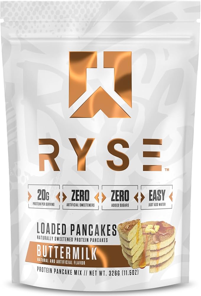 RYSE Loaded Pancakes - Naturally Sweetened Protein Pancake Mix