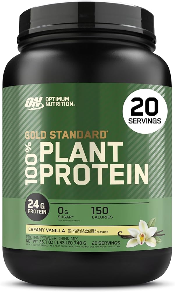 Optimum Nutrition Gold Standard 100% Plant Protein — Creamy Vanilla 740g - main