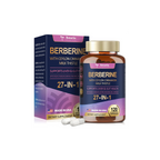 Totaria 27-in-1 Berberine Supplement with Ceylon Cinnamon, Milk Thistle |120 Caps