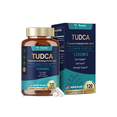 Totaria TUDCA Supplement 1200mg | 120 Capsules