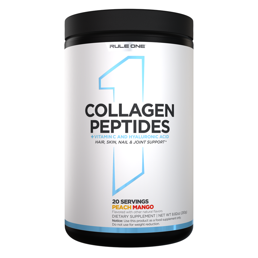 Rule One R1 Collagen Peptides Peach Mango 20 Servings