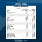 Applied Nutrition Critical Greens Unflavored Powder | 50 Servings