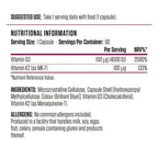 Applied Nutrition Vitamin D3 & K2 | 60 Capsules