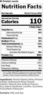 Rule One Whey Protein Isolate 2.3Kg (76 Serving)