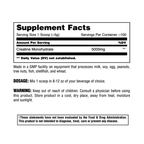 Animal Creatine - nutrition facts