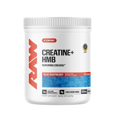 RAW CORE02 Creatine + HMB — Featuring CreaSol (30 Servings)
