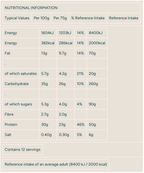 MyProtein Brownie, Chocolate Chip 75g