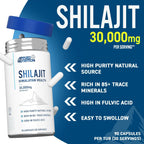 Applied Nutrition Pure Shilajit Capsules (90 Capsules)