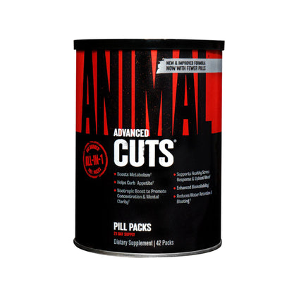 Universal Nutrition Advanced Animal Cuts Pills | 42 Servings