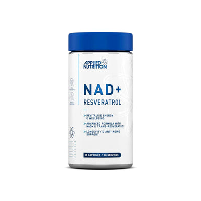Applied Nutrition NAD+ Resveratrol | 60 Capsules