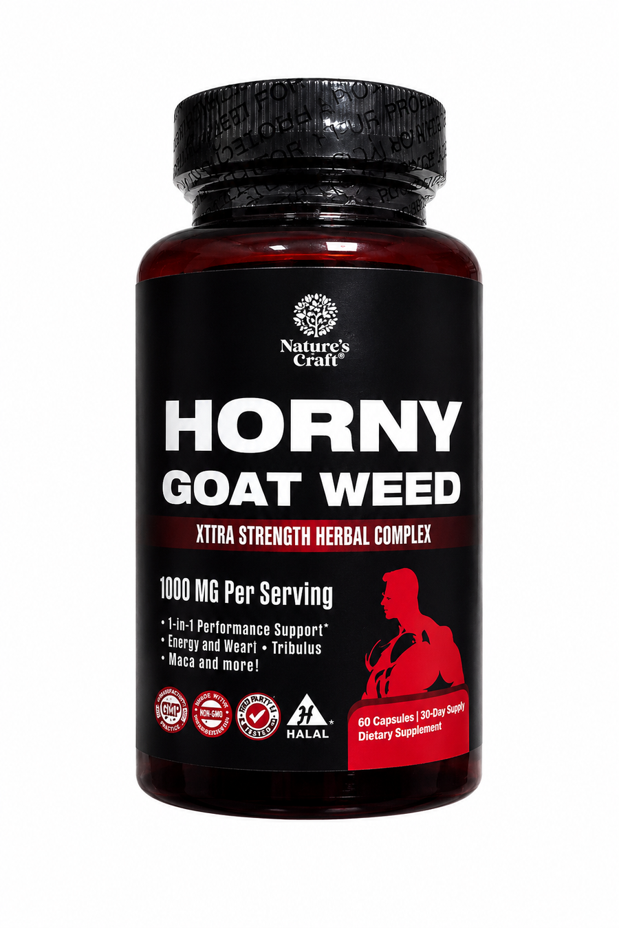 Nature's Craft HORNY GOAT WEED | 120 Caps