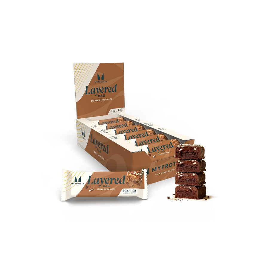 MyProtein Layered Bar - Triple Chocolate Fudge |60g