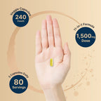NatureBell NAD+ 1,500mg Per Serving, 240 Veggie Capsules