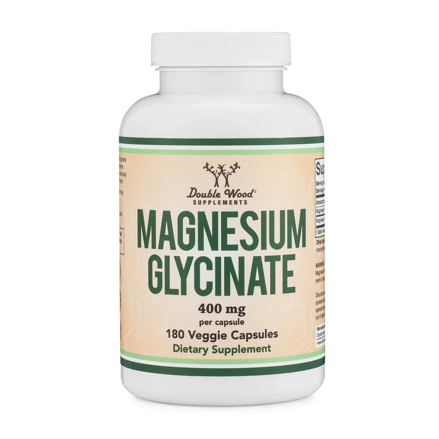 Double Wood Magnesium Glycinate 400mg (180 Capsules)