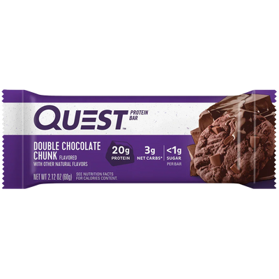 QUEST Double Chocolate Chunk Protein Bar (60g)