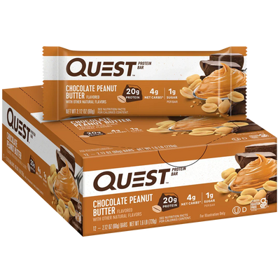 QUEST Chocolate Peanut Butter Protein Bar (60g)