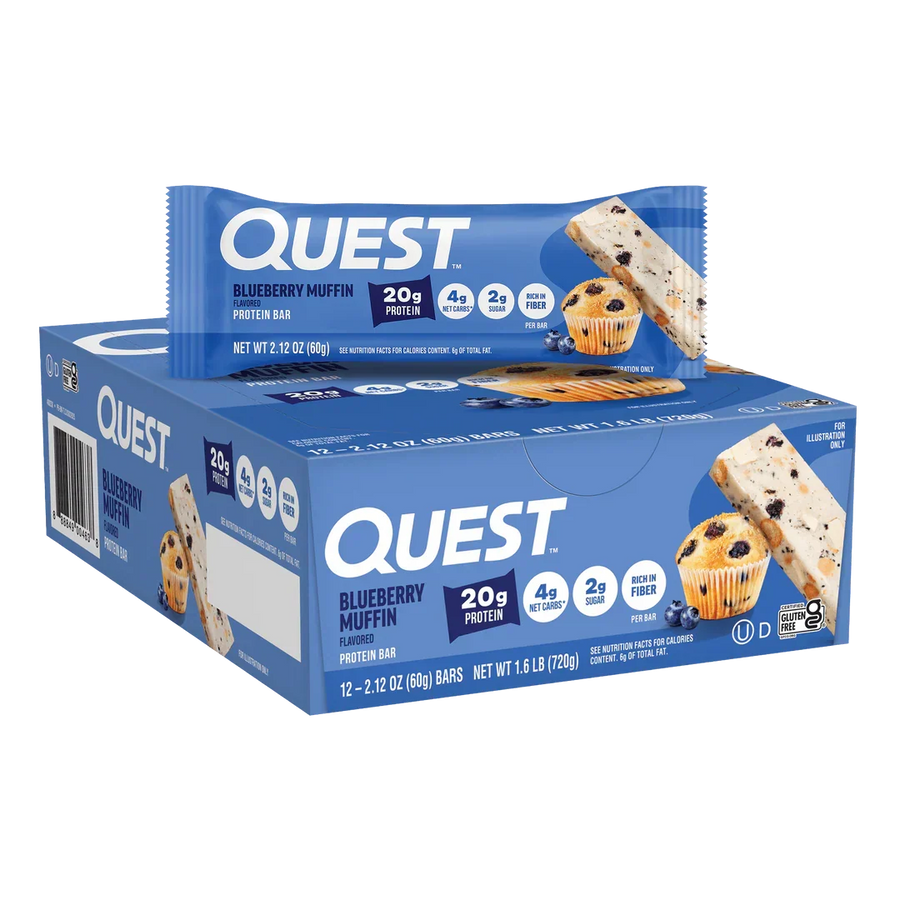 QUEST BLUEBERRY MUFFIN PROTEIN BAR 60g