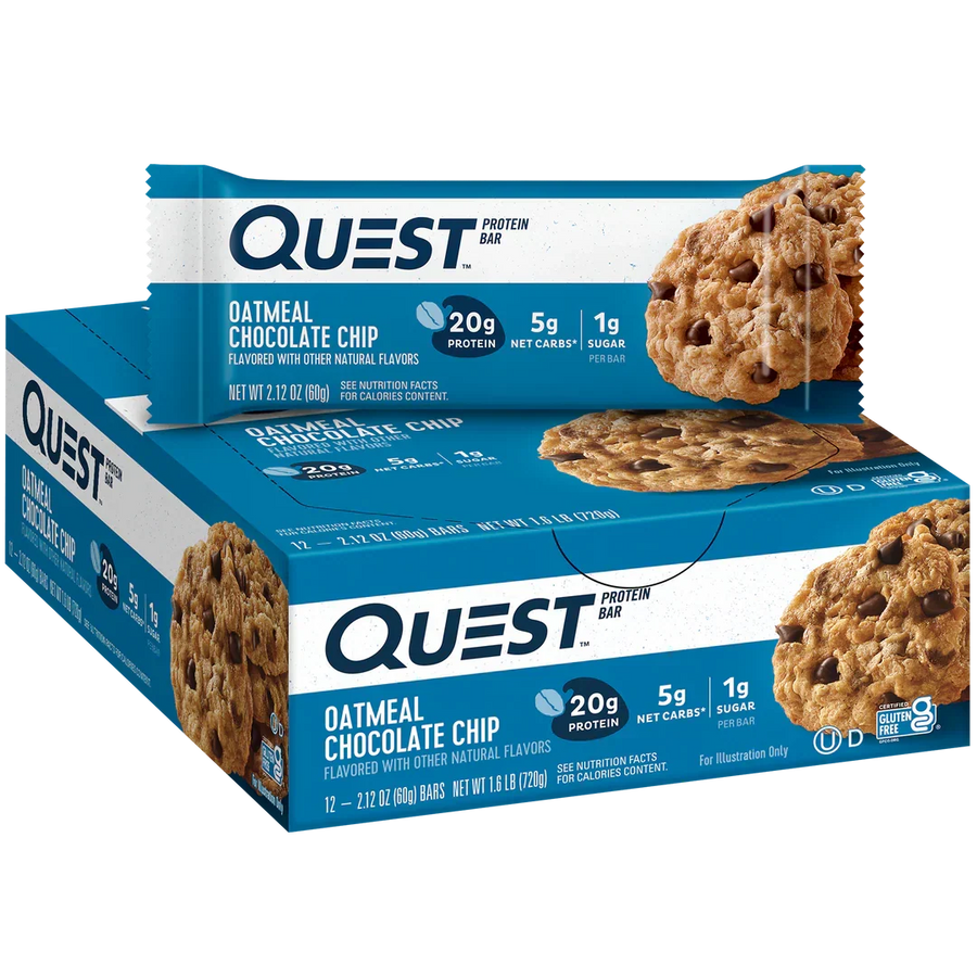 QUEST Oatmeal Chocolate Chip Protein Bar (60g)