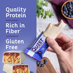 QUEST BLUEBERRY COBBLER CRISPY HERO PROTEIN BAR (60g)