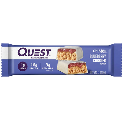 QUEST BLUEBERRY COBBLER CRISPY HERO PROTEIN BAR (60g)
