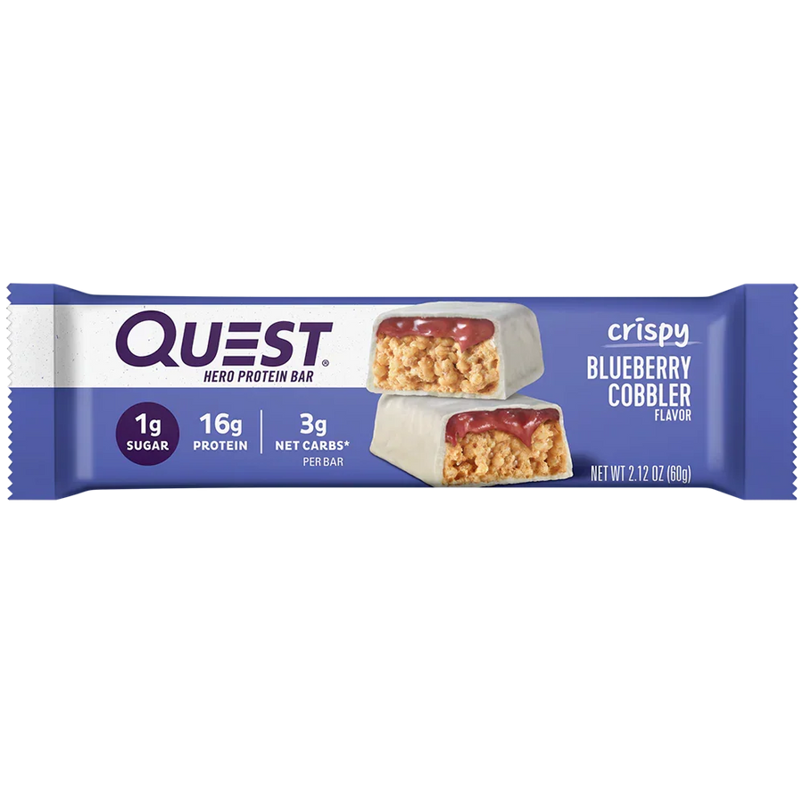 QUEST BLUEBERRY COBBLER CRISPY HERO PROTEIN BAR (60g)