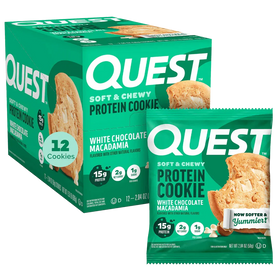 QUEST WHITE CHOCOLATE MACADAMIA PROTEIN COOKIE (58g)