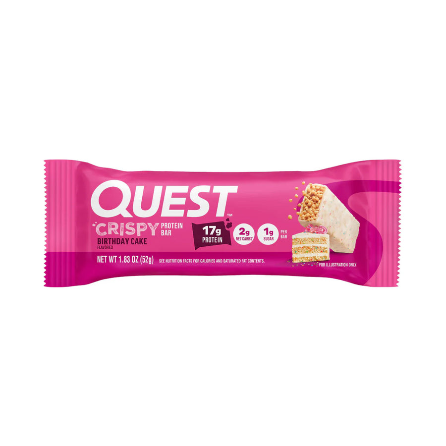 QUEST Birthday Cake Crispy Hero Bar | 52g