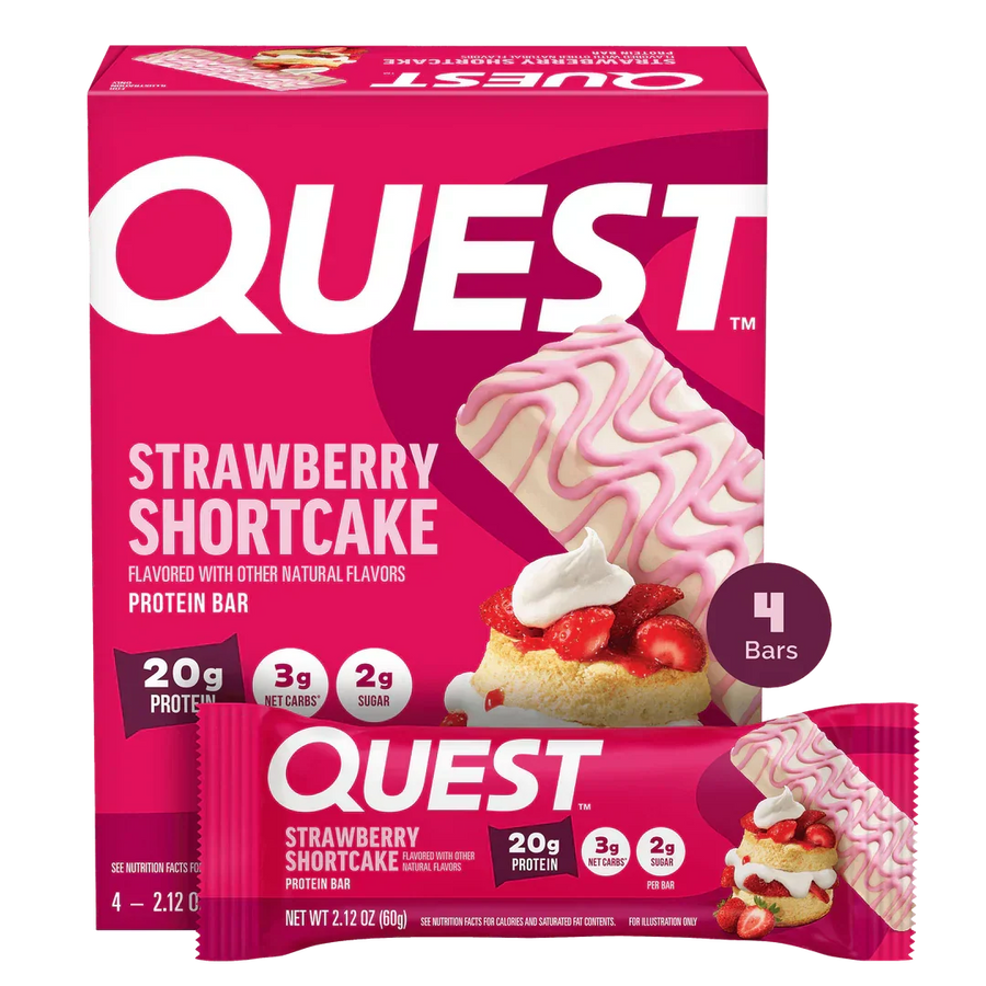 QUEST Strawberry Shortcake Protein Bar (60g)