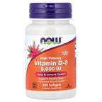 Now Foods Vitamin D-3 High Potency (5,000 & 10,000 IU)
