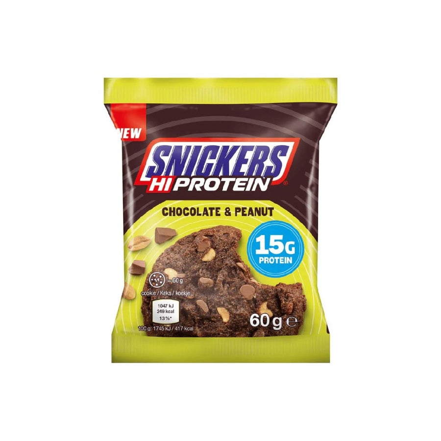 Snickers - Baked Chocolate Peanut High Protein Cookie (60g)