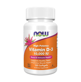 Now Foods Vitamin D-3 High Potency (5,000 & 10,000 IU)